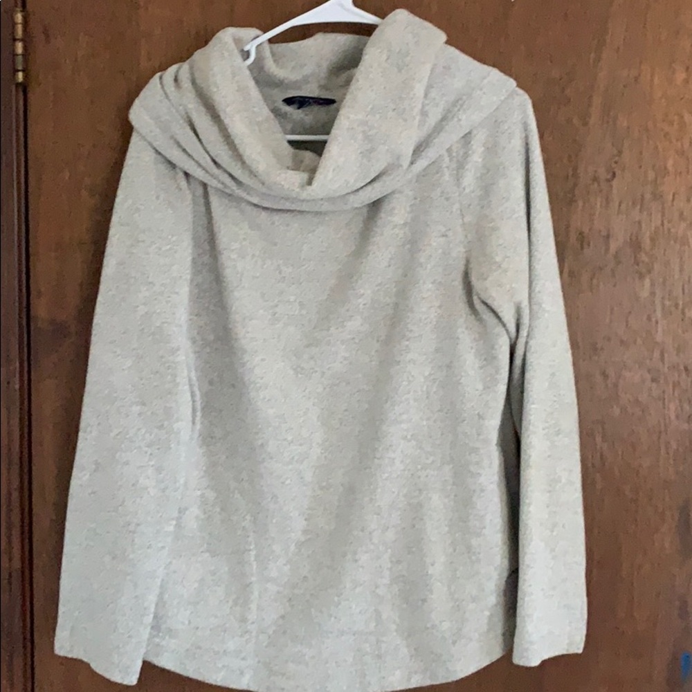 Tommy Hilfiger turtle/cowl neck grey sweater sizeM